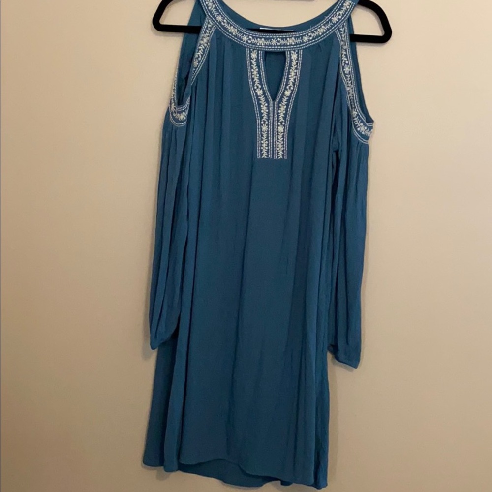 Cold shoulder dress